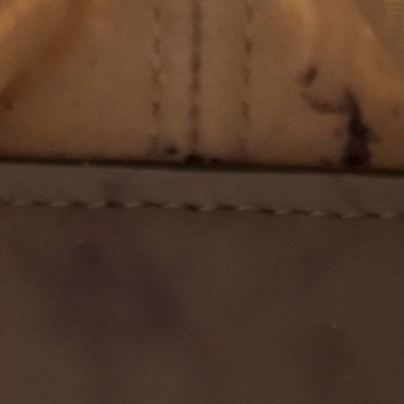 Tory Burch Gemini Link Canvas Tote Navy Stripe Crossbody Strap |Neutral Jacquard - Picture 7 of 8